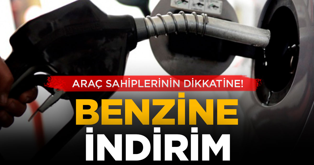 Akaryakıta indirim