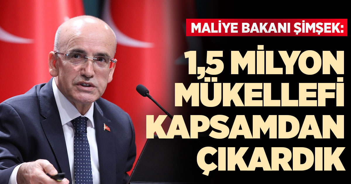 Bakan Şimşek küçük işletmelere sağlanacak kolaylıkları açıkladı