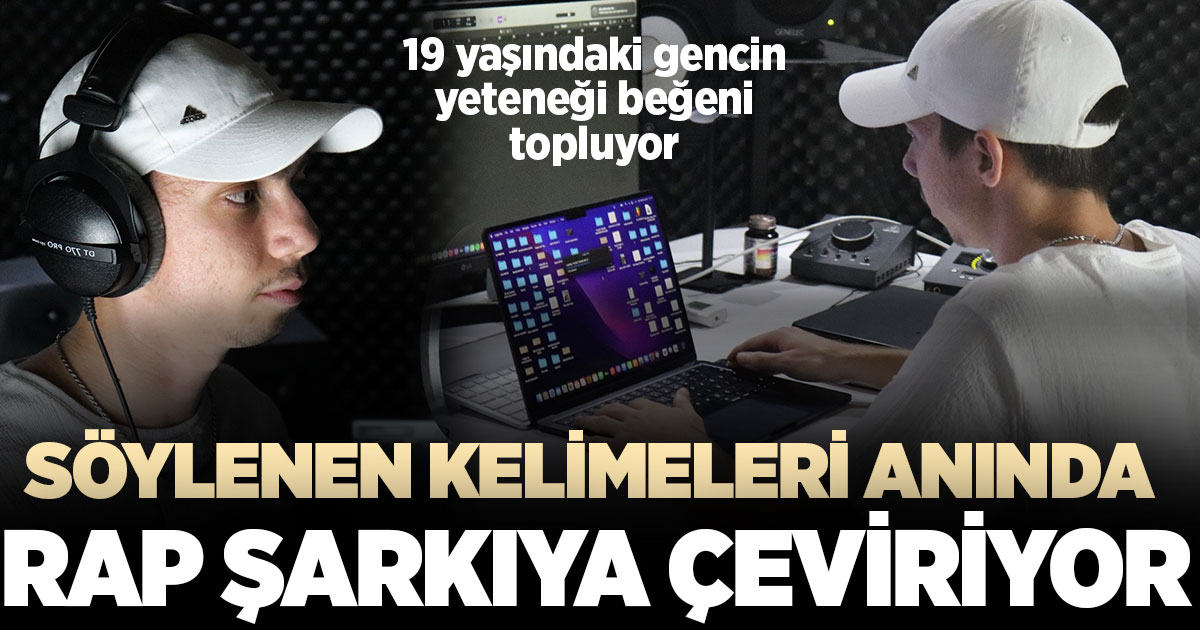 Söylenen kelimeleri anında rap şarkıya çeviriyor