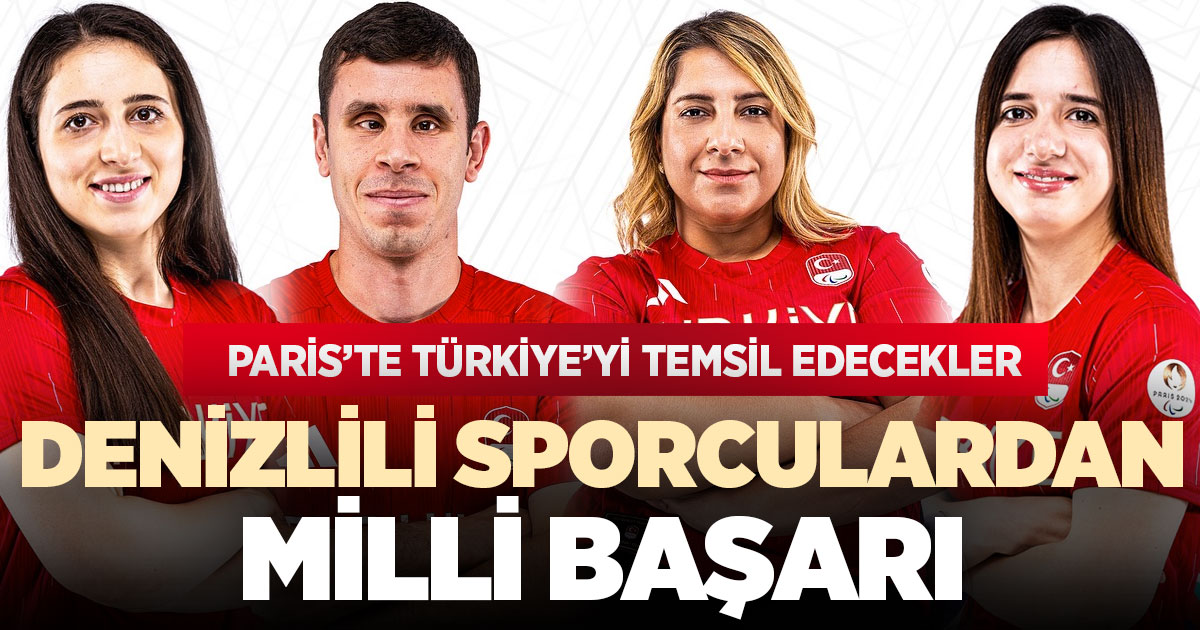 Denizlili sporculardan milli başarı