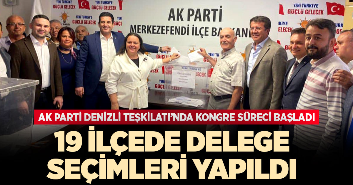 AK Parti Denizli teşkilatında kongre süreci başladı