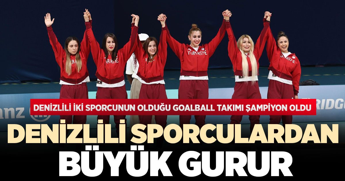 Denizlili sporculardan büyük gurur