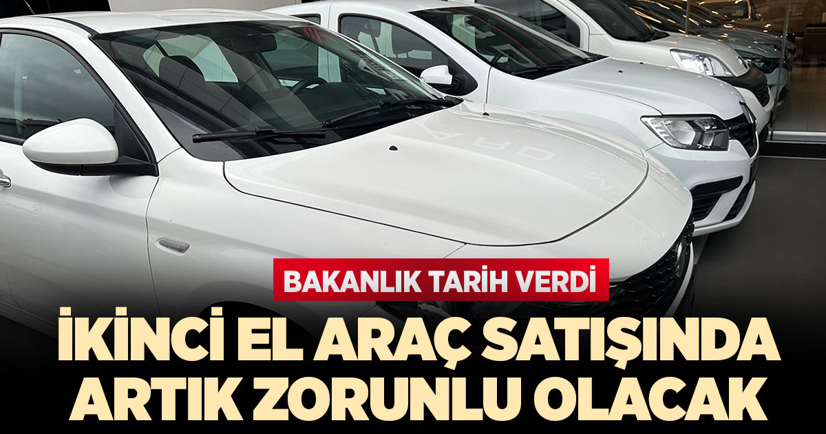 İkinci el araç satışında yeni dönem