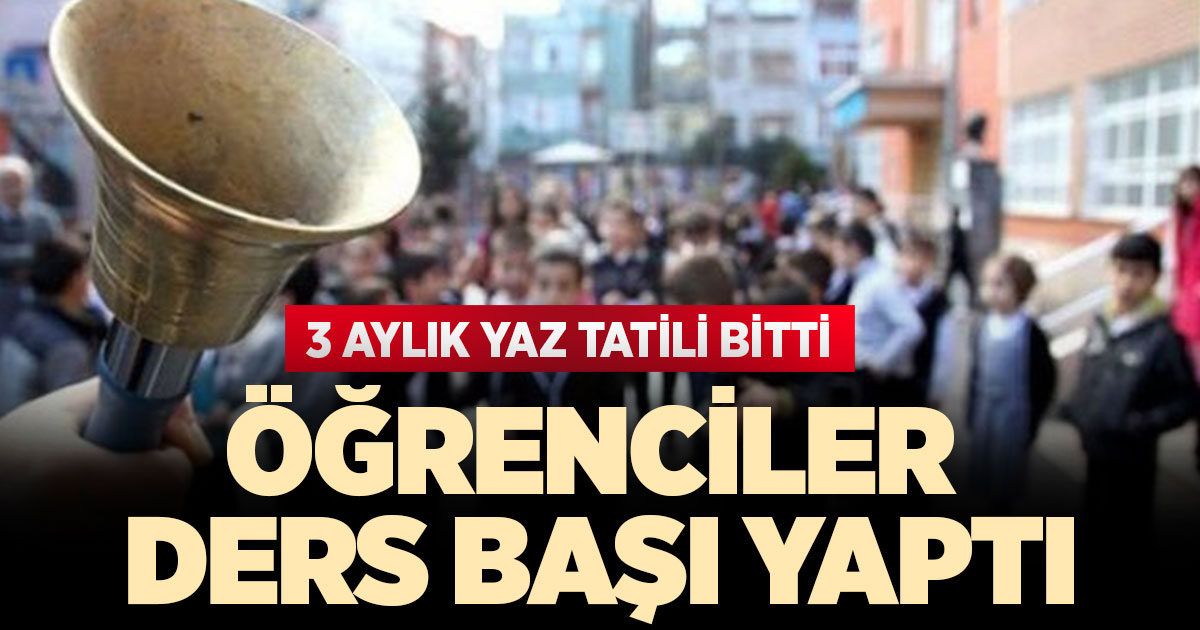 Öğrenciler ders başı yaptı