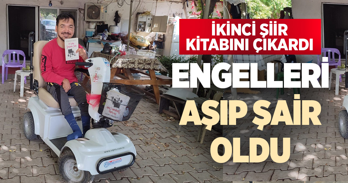 Engelleri aşıp ikinci şiir kitabını yazdı