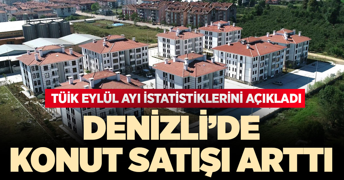 TÜİK eylül ayı konut istatistiklerini açıkladı